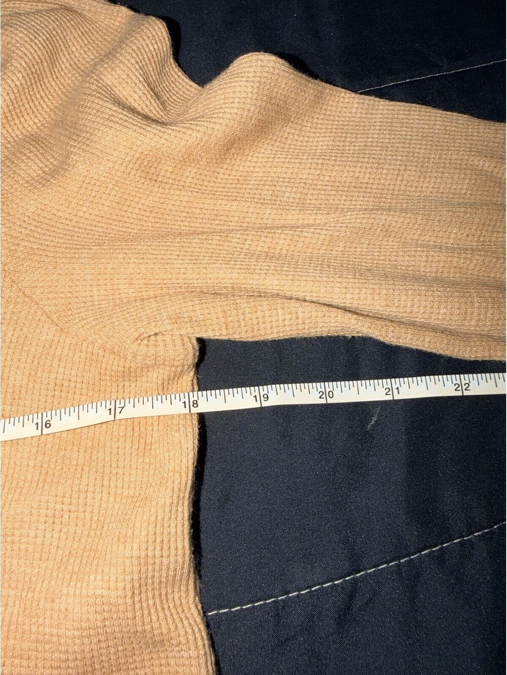 J. Jill Women's Solid Tan Top Blouse, S , Tencel Blend, Minimalist Style - Picture 5 of 6